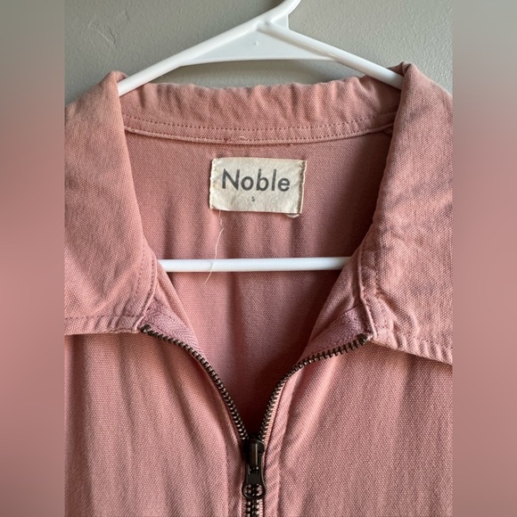 Noble Utility Jumpsuit Dusty Rose Boilersuit Minimalist Workwear Boho Chic S - Picture 4 of 5